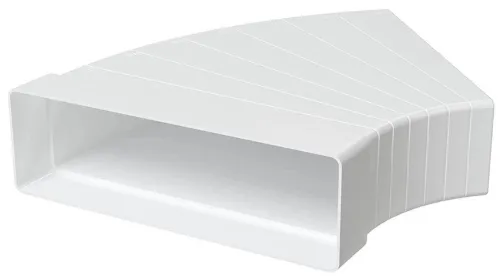 Колено разноугловое пластиковое ERA 204х60мм 620KRPV