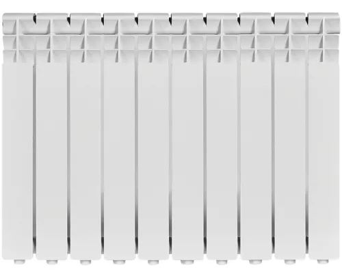 Секционный радиатор Rommer Optima 500 алюминиевый, 10 секций