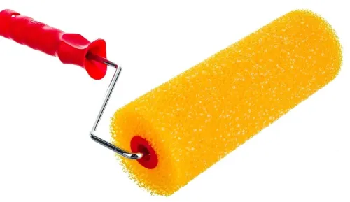 Валик малярный USP / УСП структурный из поролона, диаметр 80мм, длина 230мм / ручной инструмент