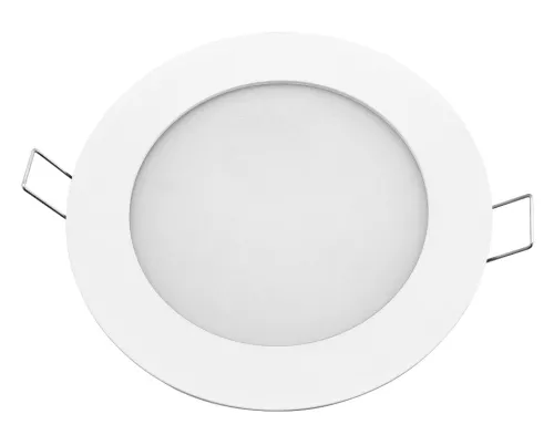 Светильник светодиодный ЭРА LED 1-24-4K круглый встраиваемый, пластиковый плафон, 4000К, 1800Лм, нейтральный белый, 220В, IP20, 24Вт / освещение