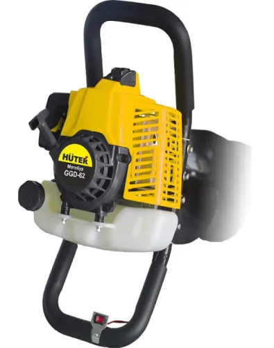 Мотобур Huter GGD-62 бензиновый, диаметр шнека 40-300мм, 9000об/мин