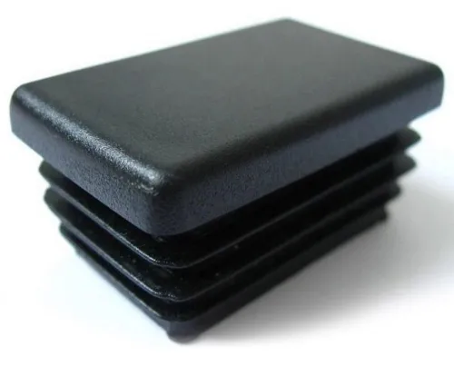 Заглушка прямоугольная внутренняя пластиковая, 1шт, черный