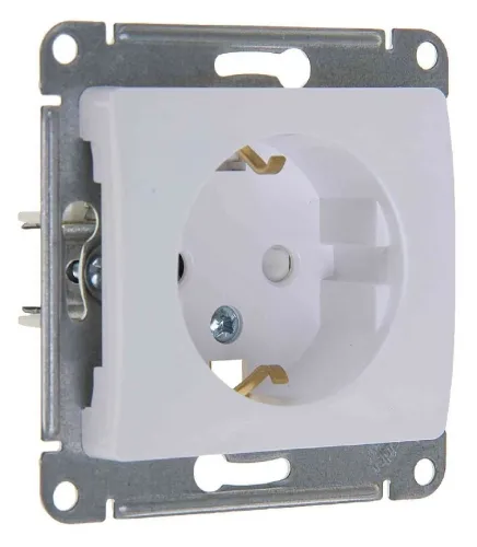 Розетка Schneider Electric GLOSSA GSL000145, белая, 16A, IP20