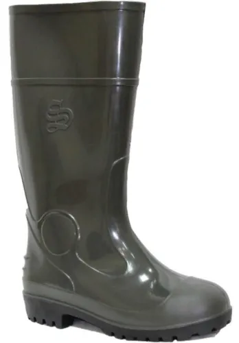 Сапоги резиновые Элементаль С-40 мужские из ПВХ, олива, 42