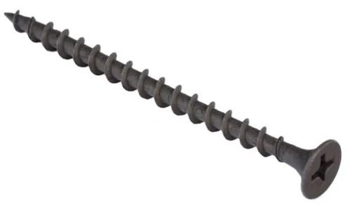 Саморез Стройбат для гипсокартона по дереву с потайной головкой из стали черный 3.8х65мм, PH2, 11шт. в упаковке / крепеж