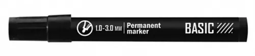 Маркер перманентный, черный, 3мм, Китай, 13-0-050/048001101
