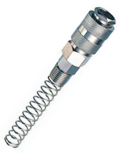 Переходник Fubag / Фубаг БС (рапид)муфта / шланг 6х8мм с пружиной, из стали / оснастка инструмента