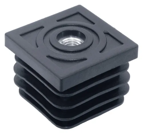Заглушка MIXTON квадратная с резьбой М10, черная, 32-0145