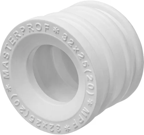 Манжета для унитаза Симтек резиновая белая 1-0104БП