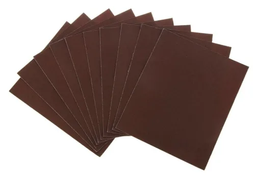 Лист шлифовальный Белгород водостойкий, на тканевой основе, абразив, коричневый, 40H/F40, размером 240×170мм, 10шт. / шкурка