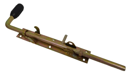 Задвижка СКОБЯНОЙ накладная под замок, металл, 400мм