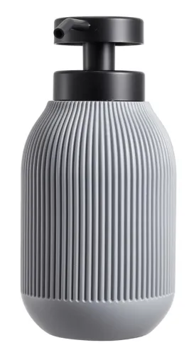 Дозатор для жидкого мыла Fora Bonna, полирезина, серый