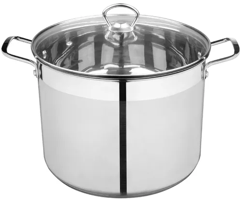 Кастрюля Mallony CULINARIA 105802, нержавеющая сталь, 10.6л