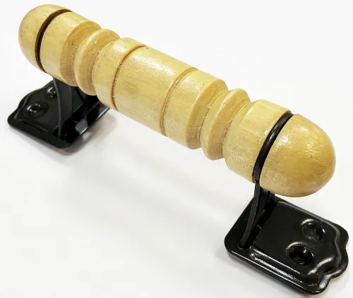 Ручка мебельная Скобяной скоба РС-80 круглая, из дерева, длина 80мм, 1шт. в упаковке / фурнитура для мебели