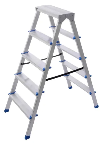 Стремянка STAIRS AS205 двухсторонняя алюминиевая 5 ступеней
