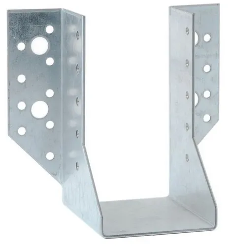 Крепление балки Rock Solid Connection / Рок Солид Конекшн упор, из оцинкованной стали, размером 60х130х2мм / крепеж