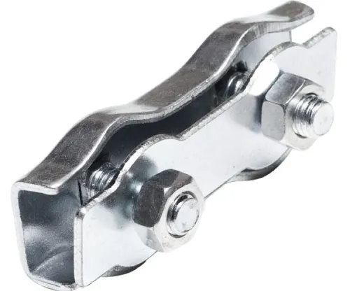 Зажим для троса MIXTON / Микстон Duplex двойной из оцинкованной стали, 5мм / крепеж