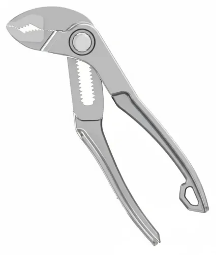 Клещи переставные WORKPRO / Воркпро быстрорегулируемые, из хромованадиевой стали, цвет серый, захват 42мм, длина 110мм / инструменты