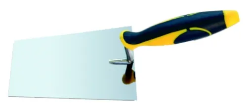 Кельма 888 мастерок каменщика, трапеция, резин. ручка, сталь, 180мм