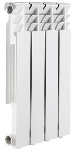 Секционный радиатор Rommer Optima 500 RAL9016 4 секции