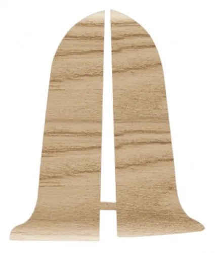 Заглушки для плинтуса MIXTON, ПВХ, дуб петровский, 2 шт.