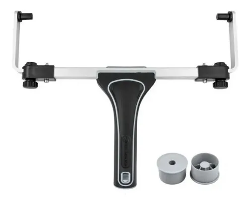 Ручка для валика Rollingdog / Роллингдог бюгель регулируемый 300-457мм из алюминия и пластика, диаметр 38мм / строительство и ремонт