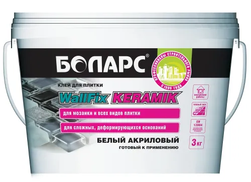 Клей Боларс WallFix Keramik, акриловый, 3кг