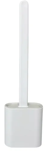 Ершик для унитаза Kleber / Клебер Lite подвесной, из силикона, серый, размером 350х100х100мм / товары для дома