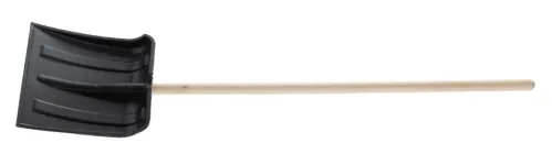 Лопата для снега, пластик и дерево, ковш 35×35см, артикул 6146554
