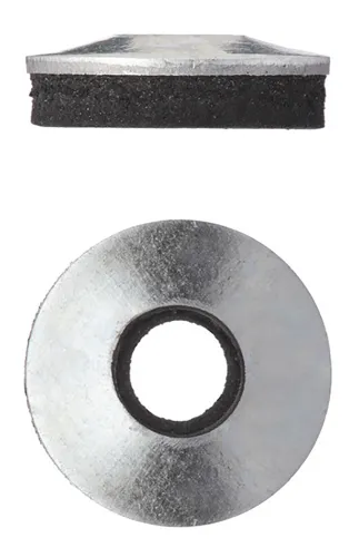 Шайба Стройбат кровельная с EPDM прокладкой, из оцинкованной стали, М6, 6.3х19мм, 100шт. / крепеж
