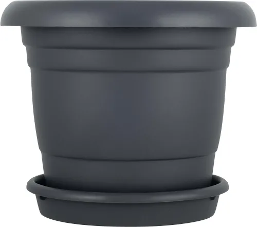 Горшок для цветов INGREEN Athena, пластик, серый, 47л