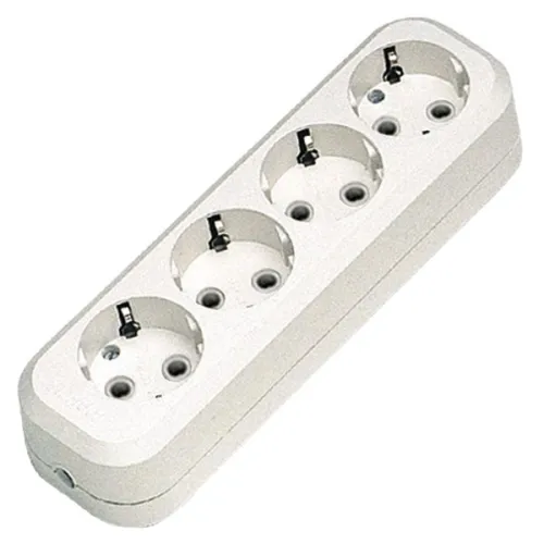 Колодка электрическая MAKEL MGP 151 4 гнезда, 220В, 16А, 3500Вт