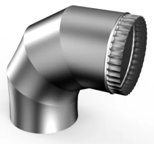 Угол для дымохода Сталь Мастер, нержавеющая сталь, 110мм