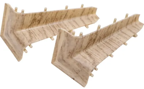 Внутренний угол для плинтуса MIXTON 7014, ПВХ, 2шт, 70×20мм, бежевый