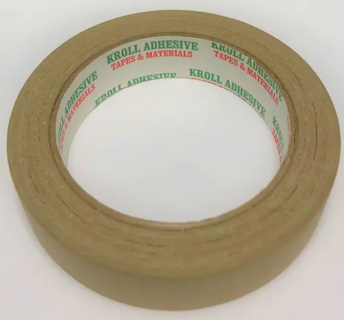 Малярная лента Kroll термостойкая 19мм x 40м, бежевый