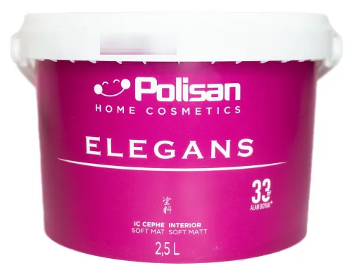 Краска Polisan Elegans Soft Mat акриловая база C 2.5л
