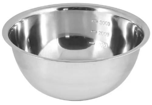 Миска Mallony / Маллони Bowl-Roll-28 с однослойным дном, зеркальной полировкой, из нержавеющей стали, цвет хром, 4.3л / кухонные принадлежности, посуда