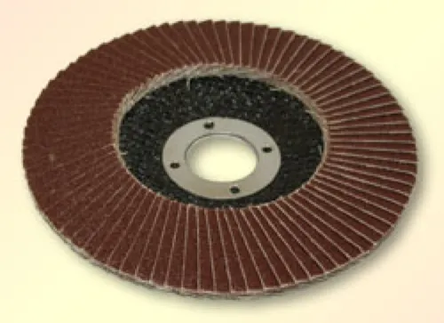 Круг лепестковый торцевой LUGA ABRASIV / Луга Абразив шлифовальный, оксид алюминия, Р36, посадочный диаметр 22мм, 180мм / оснастка