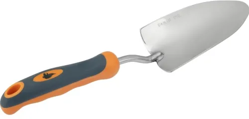 Совок Leonord / Леонорд LE-02 посадочный, большой, из стали и резины, 330мм / садовый инструмент