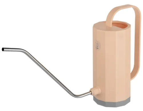 Лейка PARK Кварц 1.2л розовая, полистирол и сталь, арт. 271950