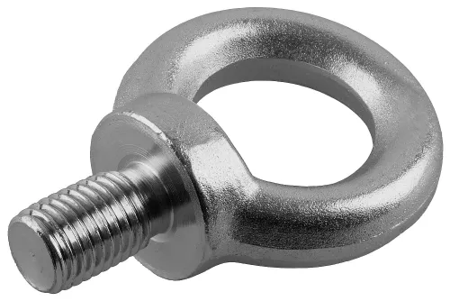 Рым болт MIXTON / Микстон с кольцом, из оцинкованной стали, резьба М6 / такелаж