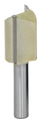 Фреза Elitech / Элитек пазовая прямая, 2 лезвия, твердосплавная, диаметр 20мм, хвостовик 8мм, 25/55мм / инструменты