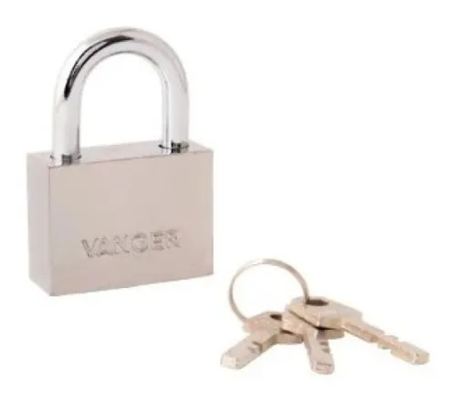 Замок навесной Vanger PD-30-50, дисковый, чугунный, 3 ключа