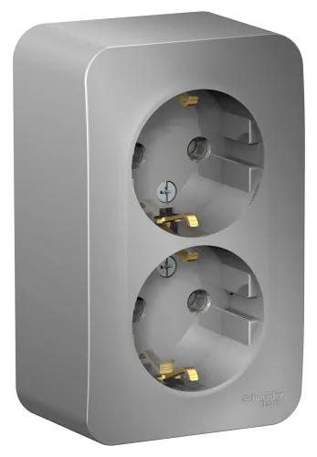 Розетка Schneider Electric Blanca BLNRA000213 2-местная 16А IP20