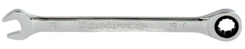 Ключ комбинированный Matrix трещоточный, 10мм, хромованадиевая сталь