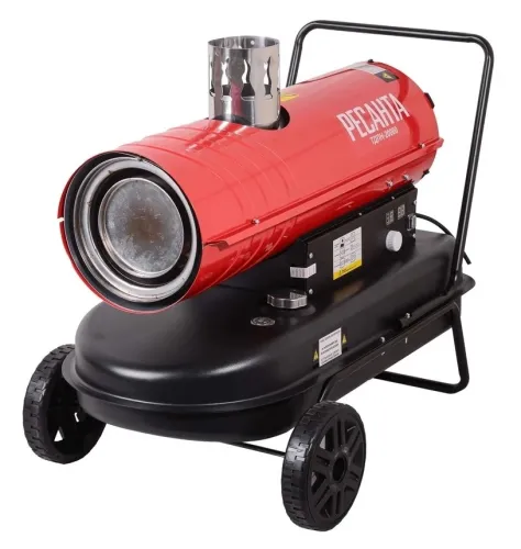 Тепловая пушка Ресанта ТДПН-20000 дизельная, в металлическом корпусе, 890х400х480мм, 20кВт, 800м³/ч, IP44 / отопление