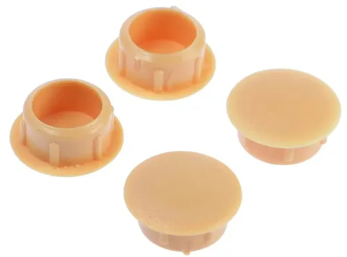 Заглушка декоративная Element, пластик, цвет сосна, 12мм, 30шт