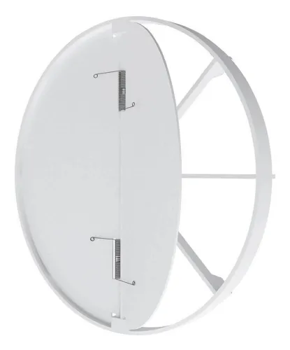 Обратный клапан ЭРА для систем вентиляции, пластиковый корпус, диаметр 100мм / запорная арматура