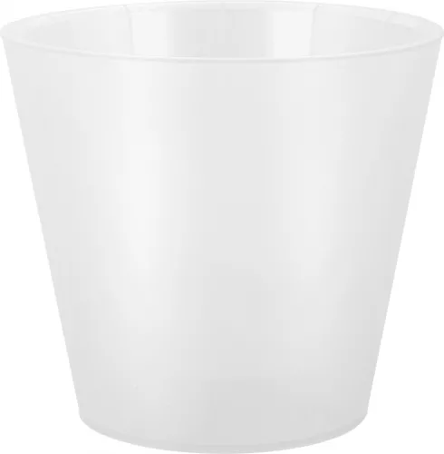 Горшок для цветов InGreen / ИнГрин London Orchid для орхидей, с дренажной вставкой, пластиковый, цвет белый перламутровый, 1.6л / дом и сад