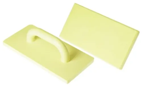 Терка строительная 888 малярно-штукатурная, из пенополиуретана, желтая, 180х320мм / инструменты для ремонта